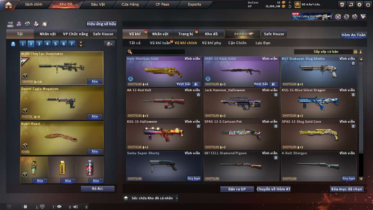 shop acc cf uy tin gia re